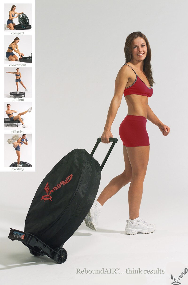 ReboundAIR | Ultimate Rebound Experience | Ultimate 1/4 Folding Design | Most Portable for Travel with Carry Case and Dolly!